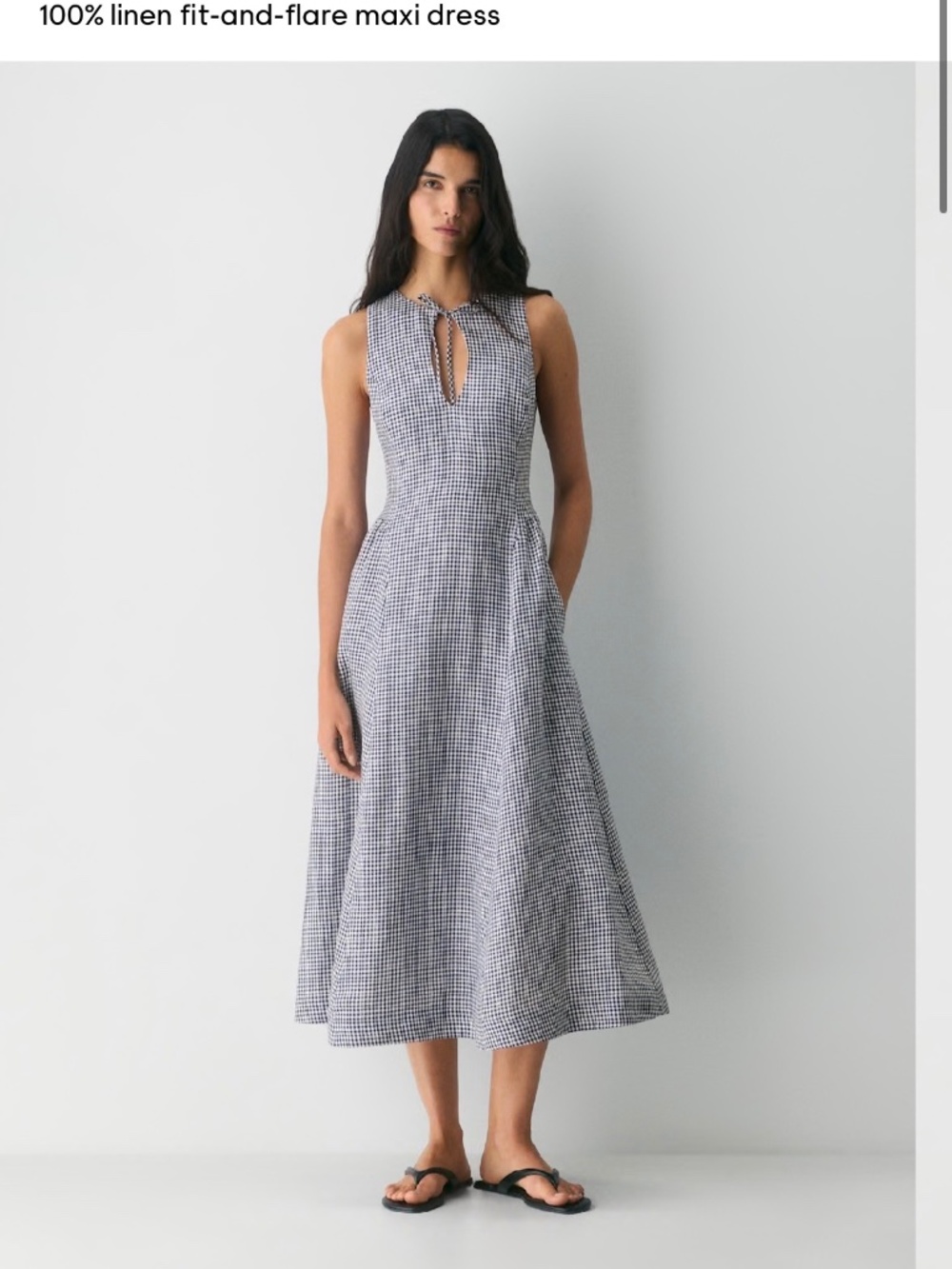 Aritiza - Wilfred - Countess Linen Maxi Dress - Picture 2 of 10